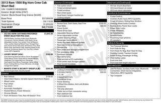 2013 RAM 1500 Big Horn