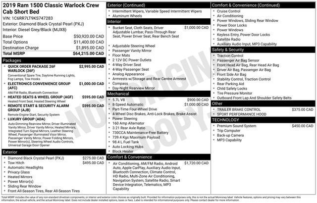 2019 RAM 1500 Classic SLT
