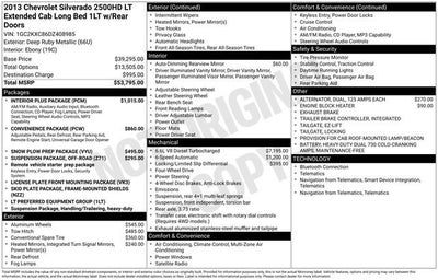 2013 Chevrolet Silverado 2500 HD LT