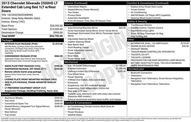 2013 Chevrolet Silverado 2500 HD LT