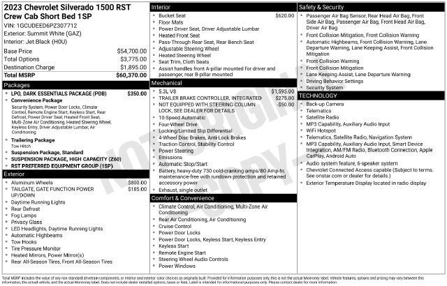 2023 Chevrolet Silverado 1500 RST