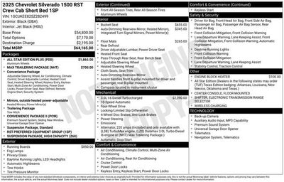 2025 Chevrolet Silverado 1500 RST