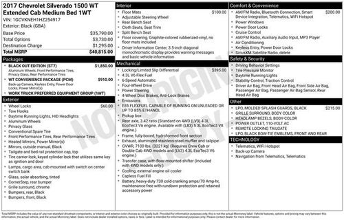 2017 Chevrolet Silverado 1500 Work Truck