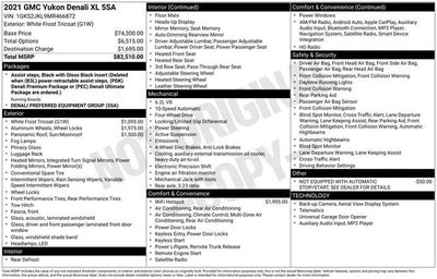 2021 GMC Yukon XL Denali