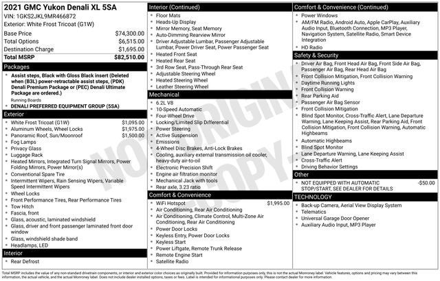 2021 GMC Yukon XL Denali