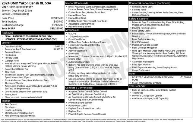 2024 GMC Yukon XL Denali