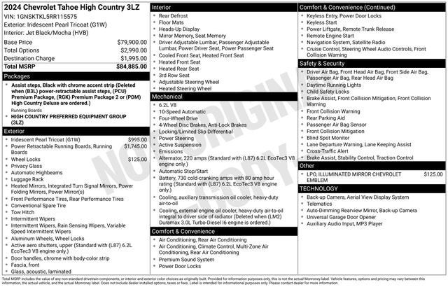 2024 Chevrolet Tahoe High Country