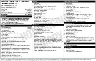 2021 GMC Sierra 1500 SLE