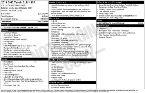 2011 GMC Terrain SLE-1