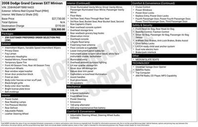 2008 Dodge Grand Caravan SXT