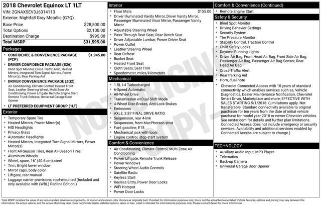 2018 Chevrolet Equinox LT
