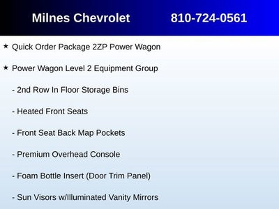 2020 RAM 2500 Power Wagon Crew Cab 4X4 6'4" Box