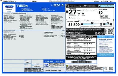 2020 Ford Fusion SE
