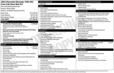 2023 Chevrolet Silverado 1500 ZR2