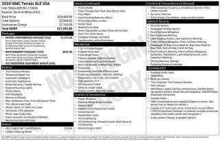 2020 GMC Terrain SLE