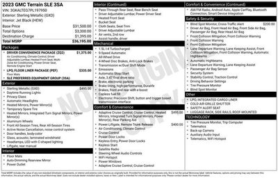 2023 GMC Terrain SLE