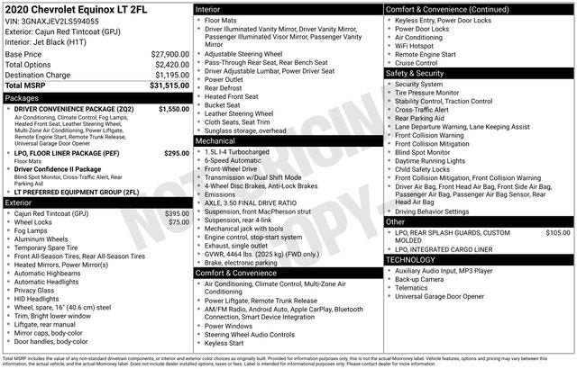 2020 Chevrolet Equinox LT