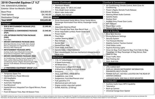 2018 Chevrolet Equinox LT