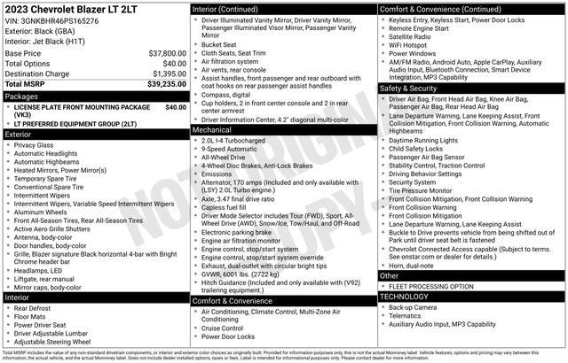 2023 Chevrolet Blazer 2LT