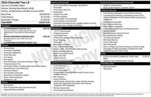 2024 Chevrolet Trax LS