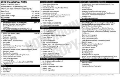 2025 Chevrolet Trax ACTIV